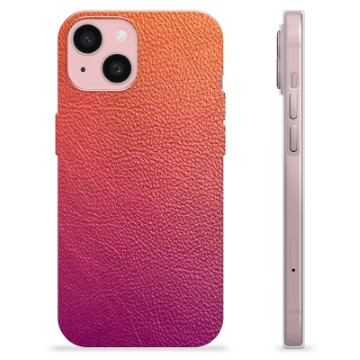 Coque iPhone 15 en TPU - Cuir Ombré