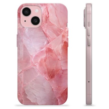 Coque iPhone 15 en TPU - Quartz Rose