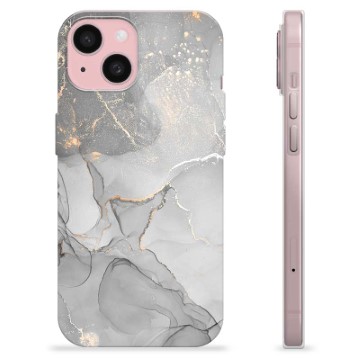 Coque iPhone 15 en TPU - Greige Étincelant