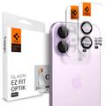 Protecteur d'Objectif iPhone 16/16 Plus/17 Spigen Glas.tR Ez Fit Optik Pro - Violet