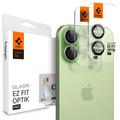 Protecteur d'Objectif iPhone 16/16 Plus/17 Spigen Glas.tR Ez Fit Optik Pro - Vert