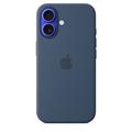 Coque iPhone 16 en Silicone avec MagSafe Apple MYY23ZM/A - Denim