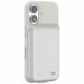 Coque Batterie iPhone 16 - 7000mAh - Blanche