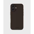 Coque iPhone 16 en Silicone Holdit - Noire