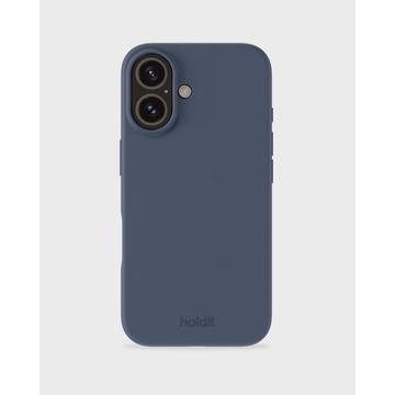 Coque iPhone 16 en Silicone Holdit - Bleu Pacifique