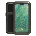 Coque Hybride iPhone 16 Love Mei Powerful - Verte