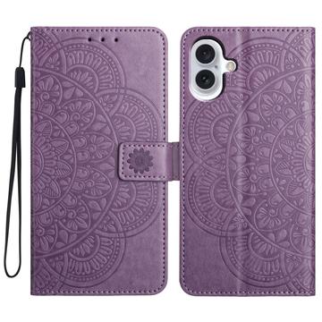 Étui Portefeuille iPhone 16 Mandala Série