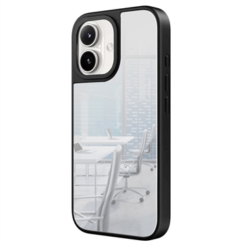 Coque miroir iPhone 16 - Compatible MagSafe - Noire