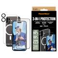 Pack de protection 3-en-1 iPhone 16 PanzerGlass