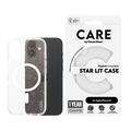 Coque iPhone 16 PanzerGlass Care Star Lit - Compatible MagSafe - Blanc