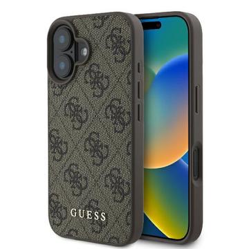 Coque Hybride iPhone 16 Plus Guess 4G Metal Gold Logo