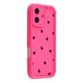 Coque iPhone 16 Plus en TPU antichoc avec bords arrondis - Rose vif