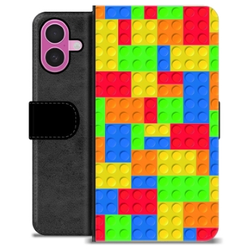 Étui Portefeuille Premium iPhone 16 Plus - Blocs