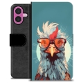 Étui Portefeuille Premium iPhone 16 Plus - Poule