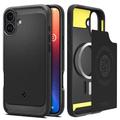 Coque iPhone 16 Plus en TPU Spigen Rugged Armor Mag - Noire