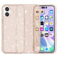 Coque Hybride iPhone 16 Plus - Série Stylish Glitter - Gold