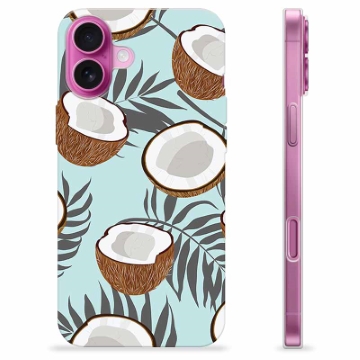 Coque iPhone 16 Plus en TPU - Noix de Coco