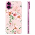 Coque iPhone 16 Plus en TPU - Fleurs à L'aquarelle