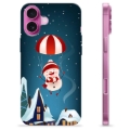 Coque iPhone 16 Plus en TPU - Bonhomme de Neige