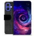 Étui Portefeuille Premium iPhone 16 - Galaxie