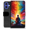 Étui Portefeuille Premium iPhone 16 - Méditation