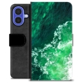 Étui Portefeuille Premium iPhone 16 - Vagues