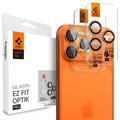 Protecteur d'Objectif iPhone 16 Pro/16 Pro Max/17 Pro/17 Pro Max Spigen Glas.tR Ez Fit Optik Pro - Orange