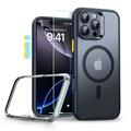 Ensemble iPhone 16 Pro ESR HaloLock MagSafe Classic Pro - Noir givré