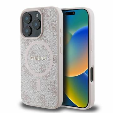 Étui à anneau coloré iPhone 16 Pro Guess 4G - Compatible MagSafe