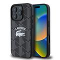 Coque iPhone 16 Pro Lacoste Blend Monogram - Compatible MagSafe - Noire