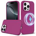 Coque iPhone 16 Pro en Silicone Liquide - Compatible MagSafe - Violete