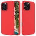 Coque iPhone 16 Pro en Silicone Liquide - Rouge