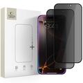 Protection d'écran iPhone 16 Pro Max/17 Pro Max Tech-Protect Glass Spy+ Privacy - 2 Pcs. - Noir