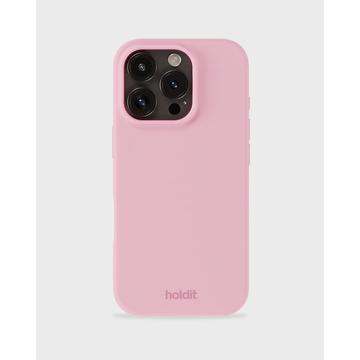 Coque iPhone 16 Pro Max en Silicone Holdit - Rose