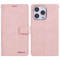 Étui Portefeuille iPhone 16 Pro Max Mercury Goospery Blue Moon - Rose