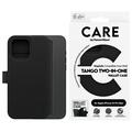 Étui portefeuille 2 en 1 iPhone 16 Pro Max PanzerGlass Care Tango - Compatible MagSafe - Noir