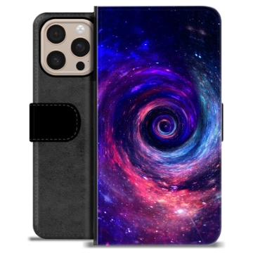 Étui Portefeuille Premium iPhone 16 Pro Max - Galaxie
