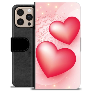 Étui Portefeuille Premium iPhone 16 Pro Max - Love
