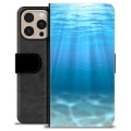 Étui Portefeuille Premium iPhone 16 Pro Max - Mer