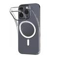 Coque iPhone 16 Pro Max en Silicone avec MagSafe Puro 0.3 Mag - Transparente