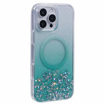 Coque MagSafe iPhone 16 Pro Max Sparkle Glow - Verte