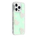 Coque hybride iPhone 16 Pro Max Amour étincelant et perle