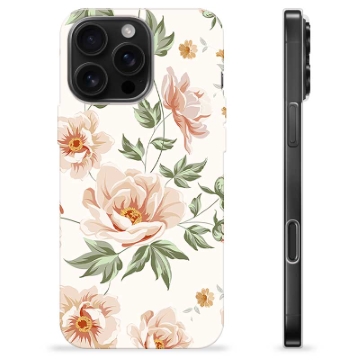 Coque iPhone 16 Pro Max en TPU - Motif Floral