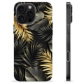 Coque iPhone 16 Pro Max en TPU - Feuilles Dorées