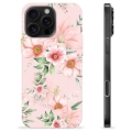 Coque iPhone 16 Pro Max en TPU - Fleurs à L'aquarelle