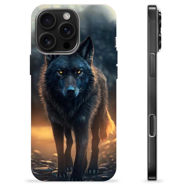 Coque iPhone 16 Pro Max en TPU - Loup