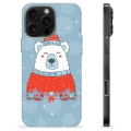 Coque iPhone 16 Pro Max en TPU - Ours de Noël