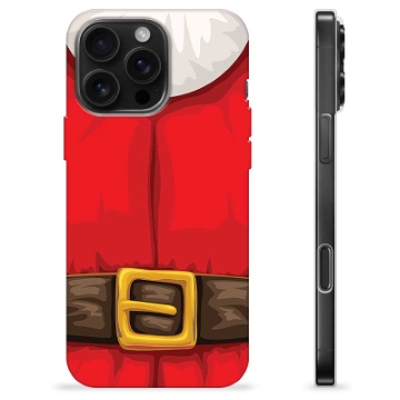 Coque iPhone 16 Pro Max en TPU - Costume de Père Noël