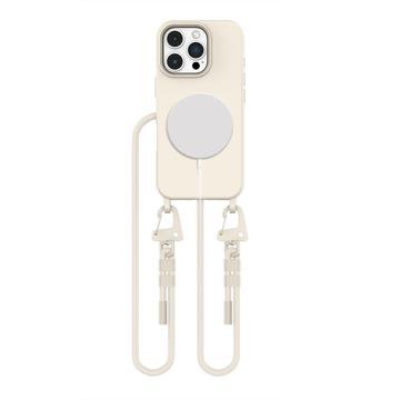 Étui Tech-Protect MagNecklace MagSafe pour iPhone 16 Pro Max - Latte