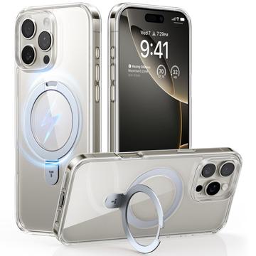 Coque MagSafe iPhone 16 Pro Max Torras Guardian Ostand - Transparente